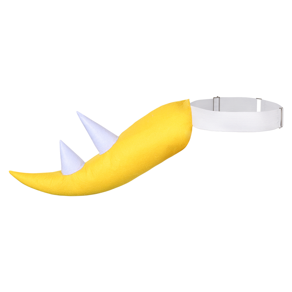Men'S Yellow Accessories - Bowser Cosplay Yellow Tail Props Movie
