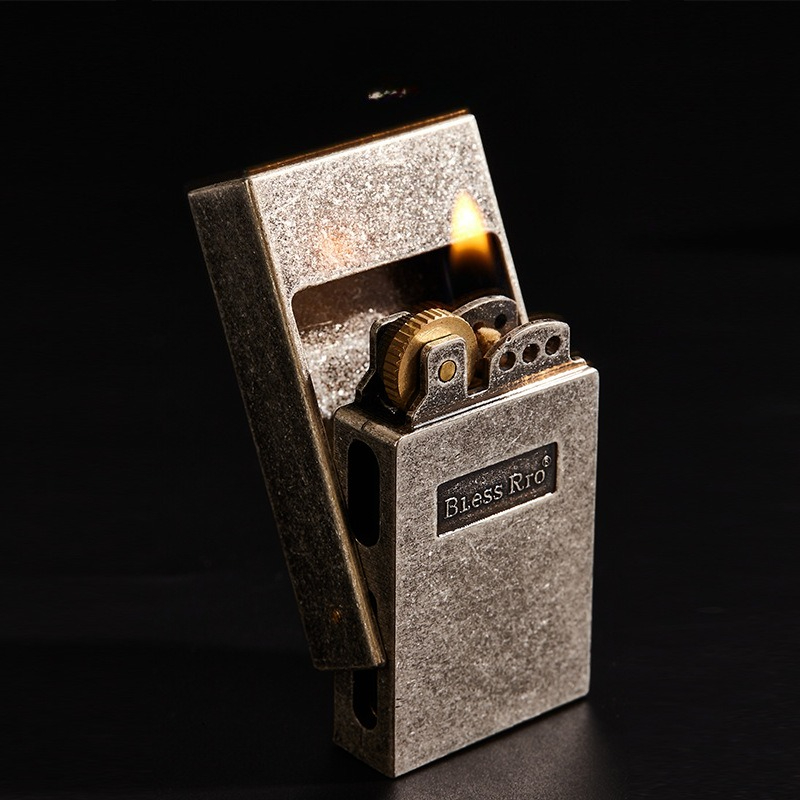 Retro Grinding Wheel Lighter O - đánh giá và giá Men Accessories Drawer
