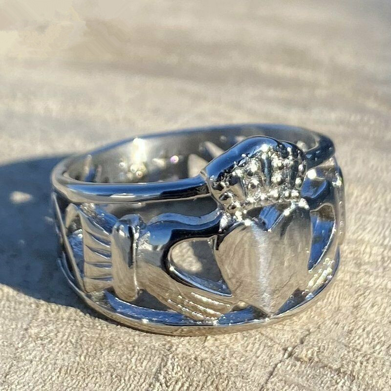 Huitan Hollow Heart Hand Silve - đánh giá và giá Men'S Accessories Hand Bands