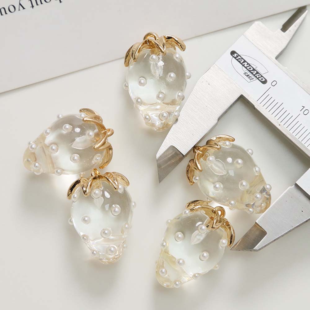 2pc High Quality Pearl Strawbe - đánh giá và giá Quality Men'S Accessories
