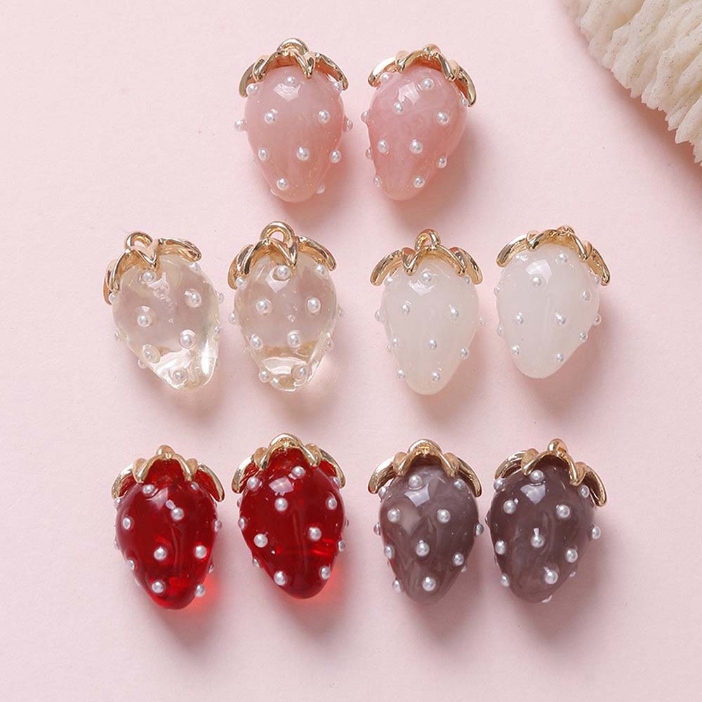2pc High Quality Pearl Strawbe - đánh giá và giá Quality Men'S Accessories