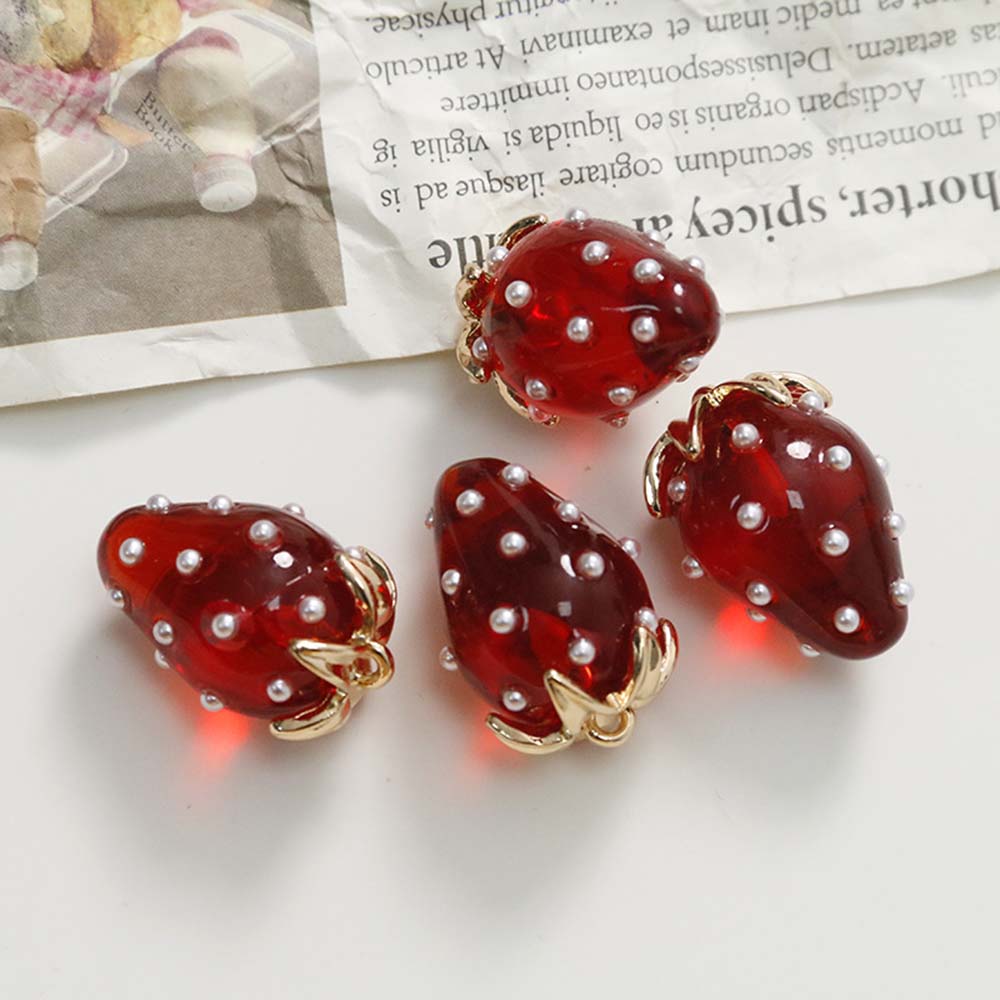 2pc High Quality Pearl Strawbe - đánh giá và giá Quality Men'S Accessories
