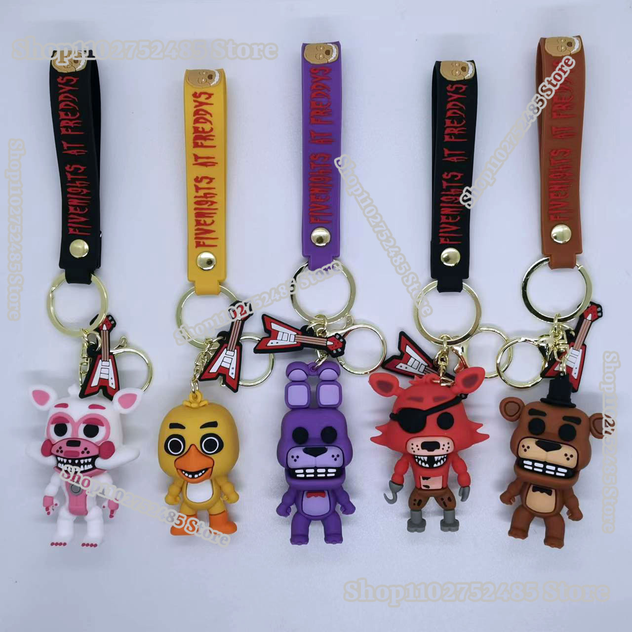 5pcs Cartoon Anime FNAF Figure - đánh giá và giá Young Men'S Accessories