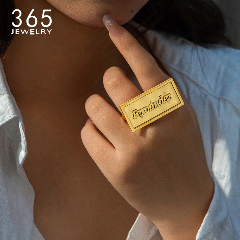 Fashion Custom Name Rings Stai - đánh giá và giá Men Accessories For Wedding