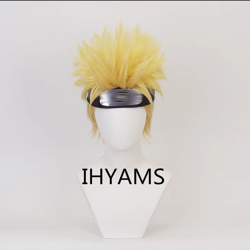 Uzumaki Cosplay Wigs 30cm Shor - đánh giá và giá Men'S Yellow Accessories