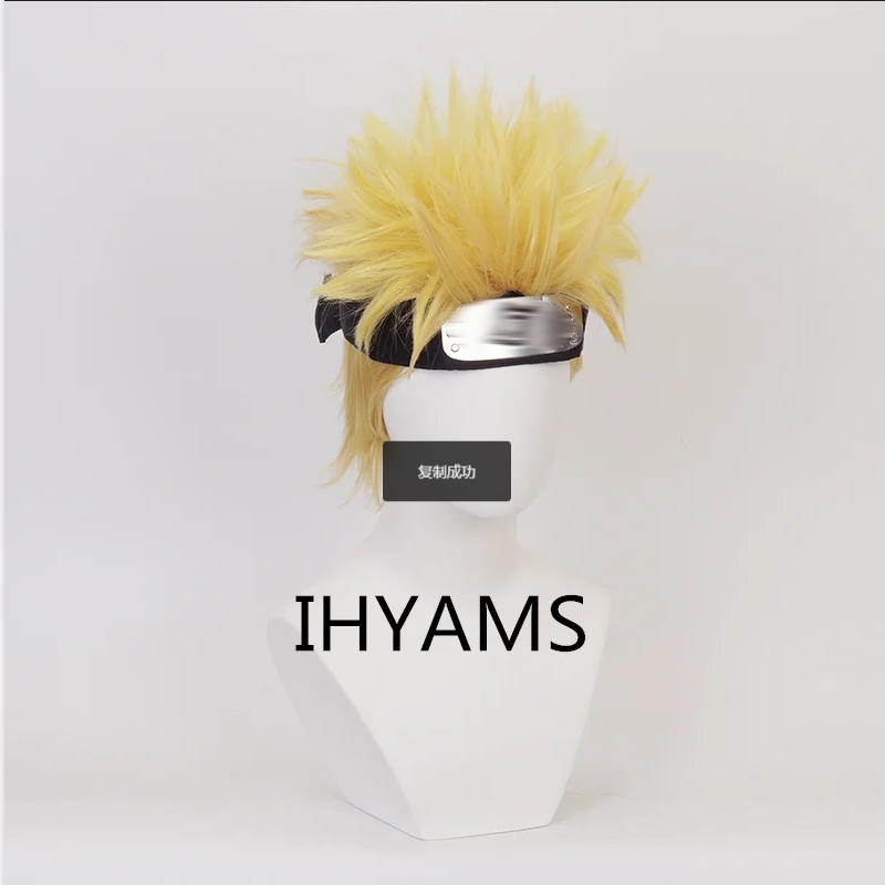 Uzumaki Cosplay Wigs 30cm Shor - đánh giá và giá Men'S Yellow Accessories