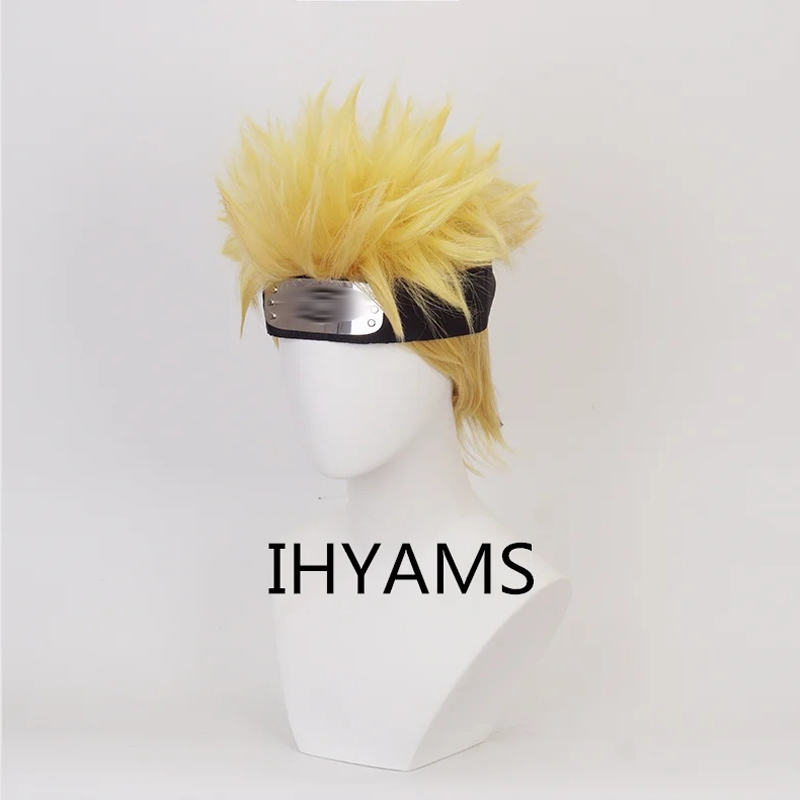 Uzumaki Cosplay Wigs 30cm Shor - đánh giá và giá Men'S Yellow Accessories