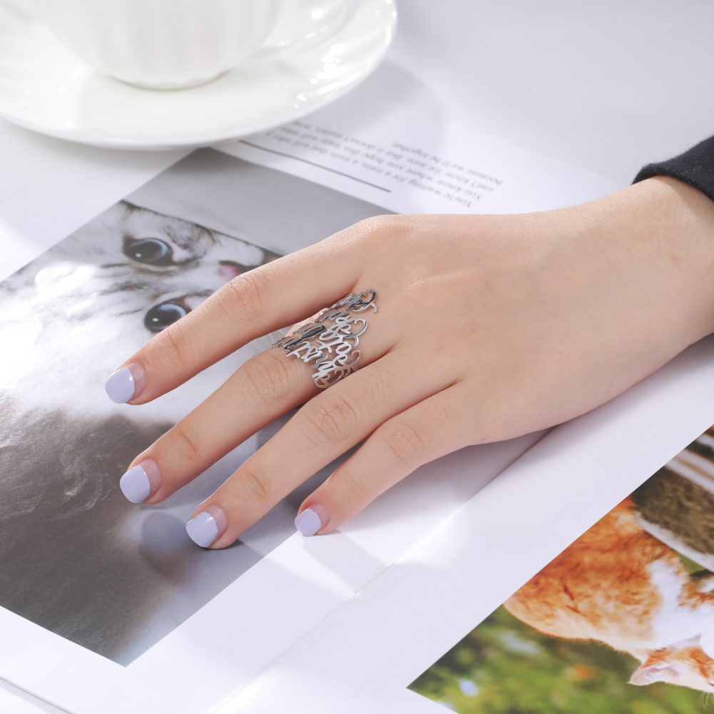 Lemegeton Tùy Chỉnh Tên Nhẫn C - đánh giá và giá Men Accessories For Wedding