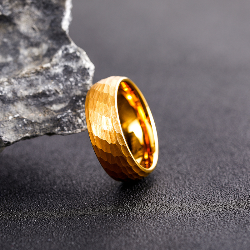 Hammered Multi-faceted Titaniu - đánh giá và giá Men Accessories For Wedding