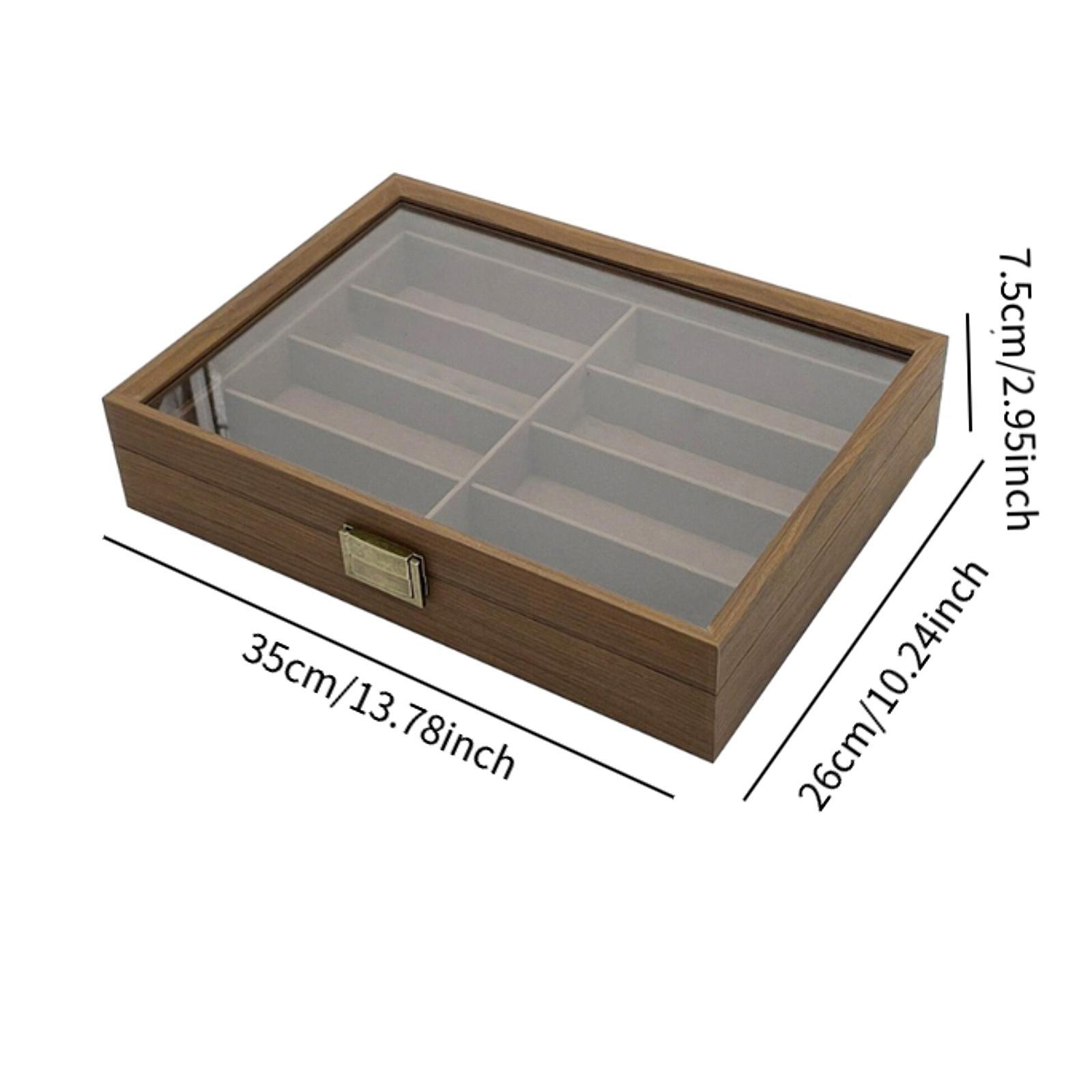 Wooden Sunglasses Organizer Bo - đánh giá và giá Men Accessories Drawer