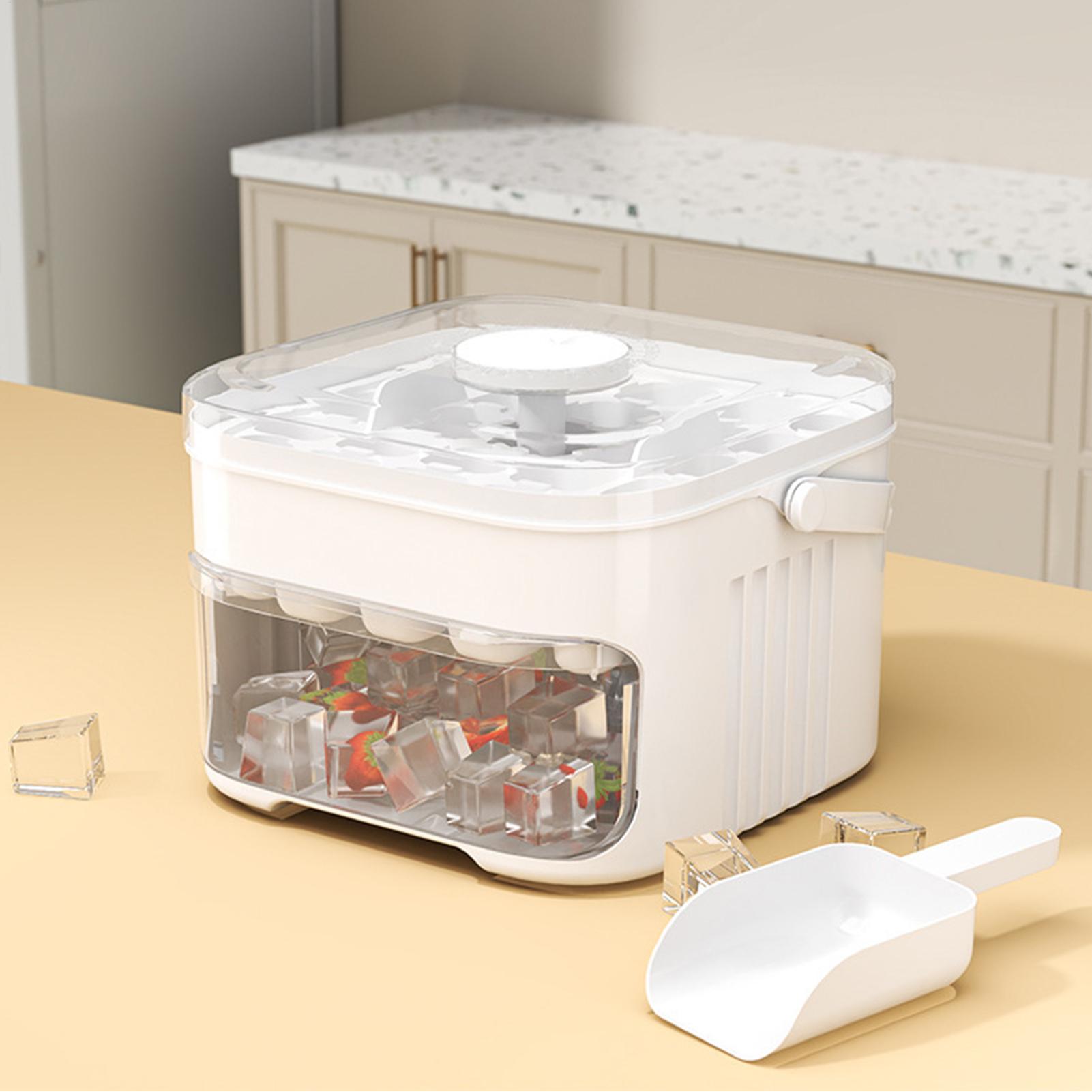 Compact Double Layer Ice Cube  - đánh giá và giá Men Accessories Drawer