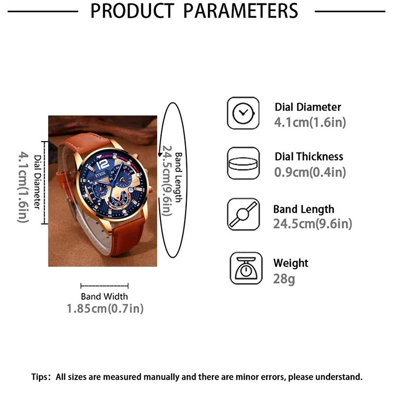 2PCS Set Fashion Mens Calendar - đánh giá và giá Men Accessories For Wrist