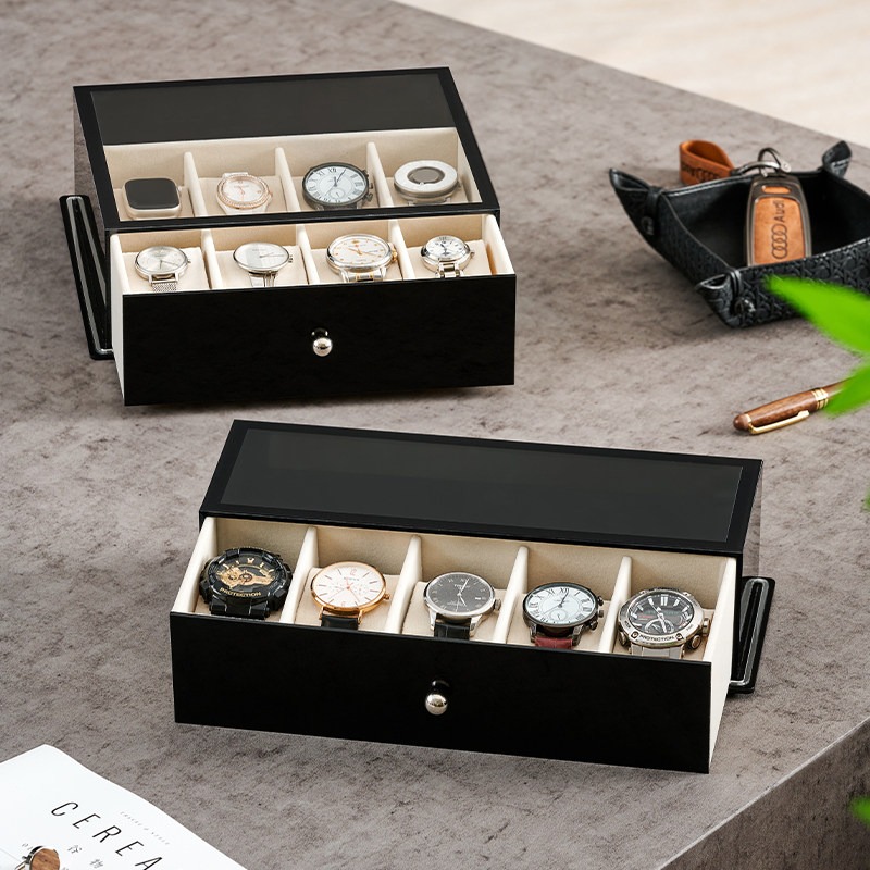 Plastic Watch Boxes Luxury 5/8 - đánh giá và giá Men Accessories Drawer