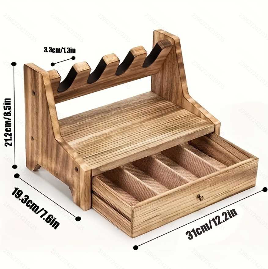 Solid Wood Pistol Storage Stan - đánh giá và giá Men Accessories Drawer