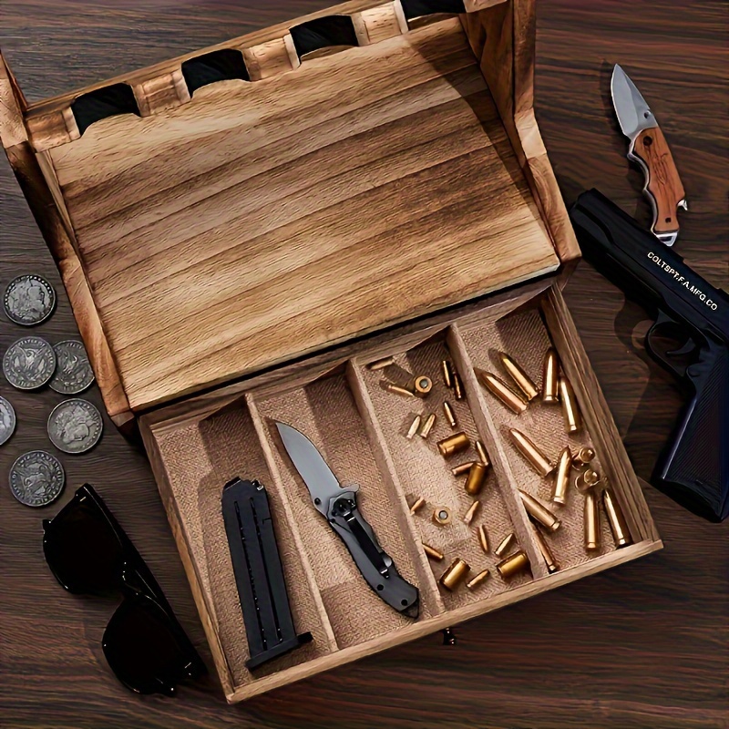 Solid Wood Pistol Storage Stan - đánh giá và giá Men Accessories Drawer