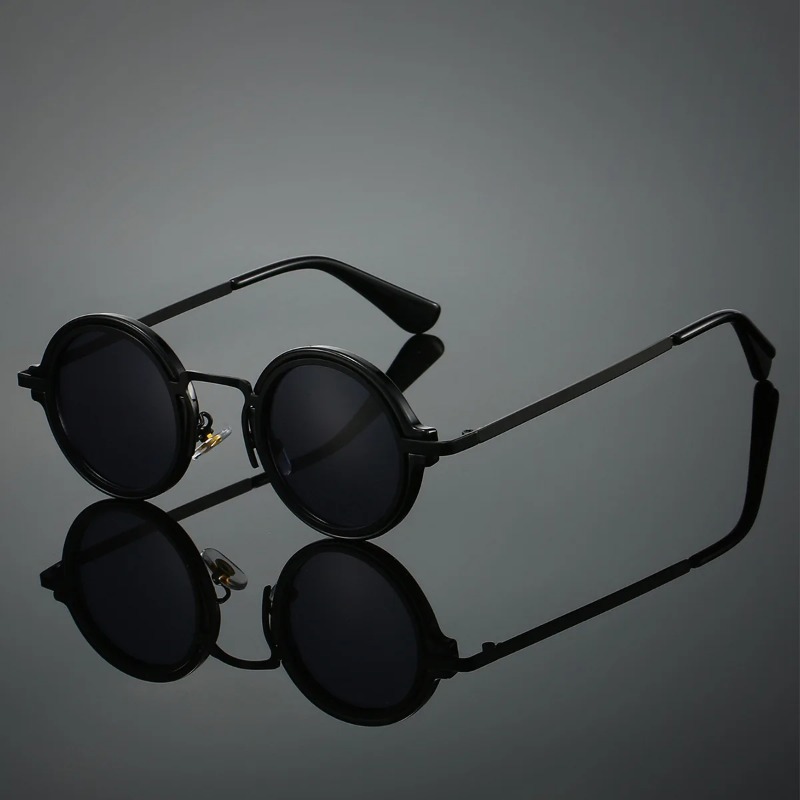New Retro Metal Round Frame Su - đánh giá và giá Quality Men'S Accessories
