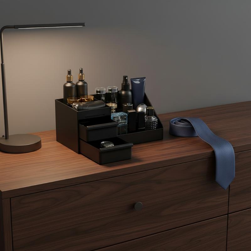 3-in-1 Men’s Perfume Organizer - đánh giá và giá Men Accessories Drawer